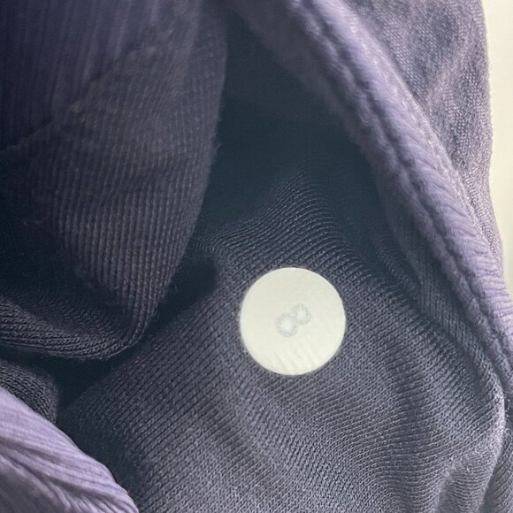 Lululemon Womens 8 Flux Jacket Reversible Zip Up Hooded Navy - Picture 9 of 16
